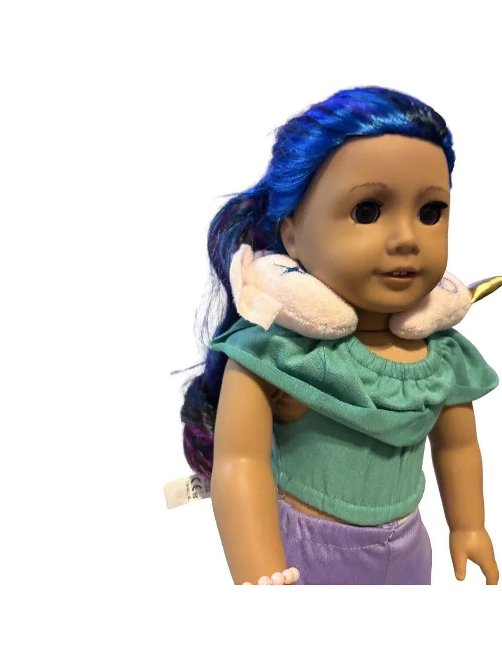 American Girl Truly Me Doll Purple Blue Black Hair Brown Eyes